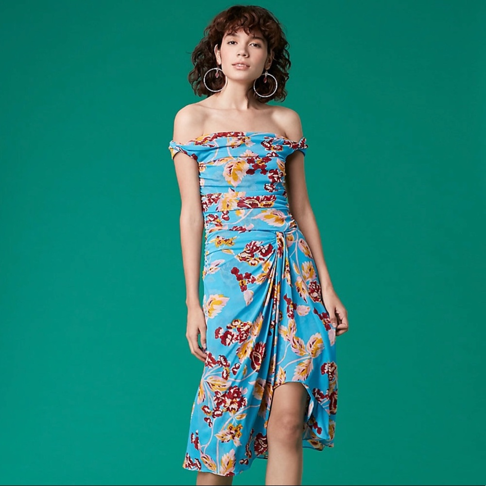 DIane von furstenberg Off the shoulder dress